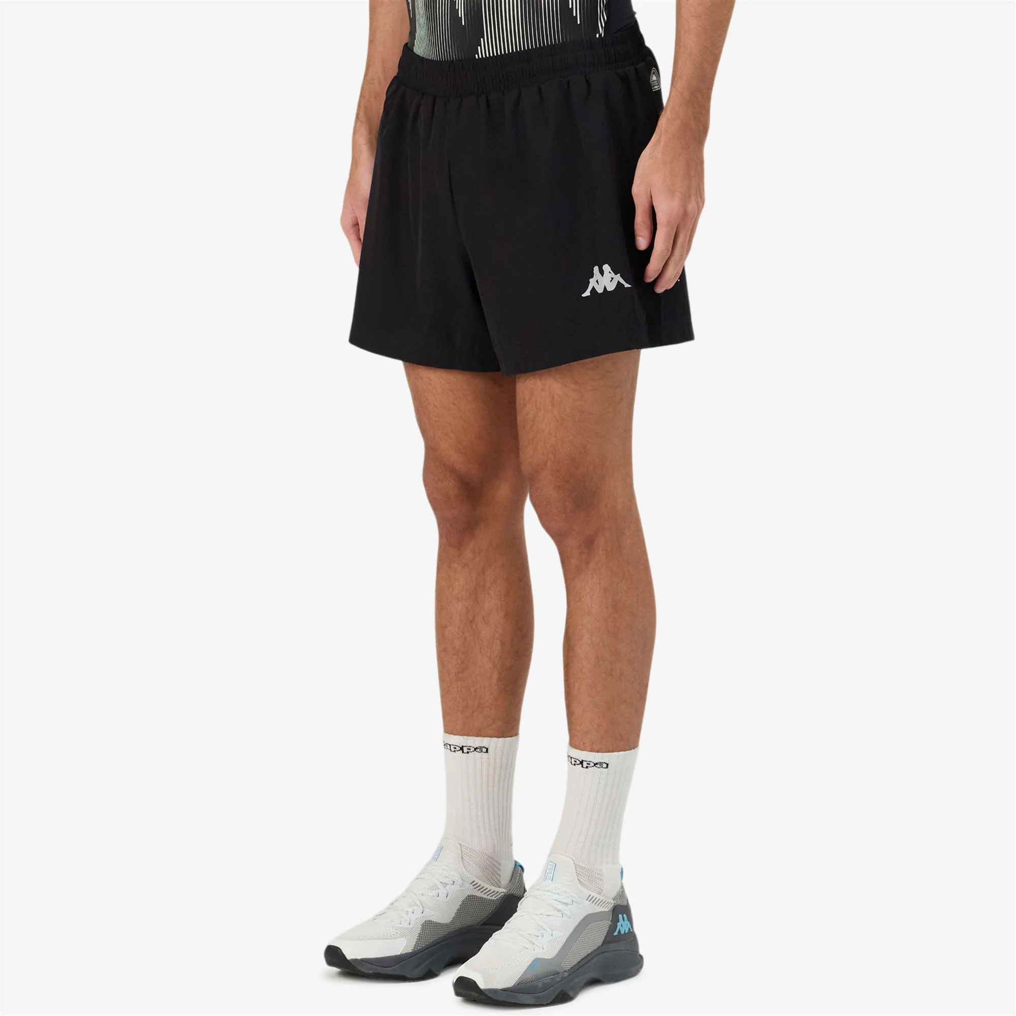 Kappa - Pantaloni Corti Uomo Nero - Kombat Run Festo