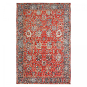 Tapis Orient 160x230 NOMEDI Rouge , tapis en coton