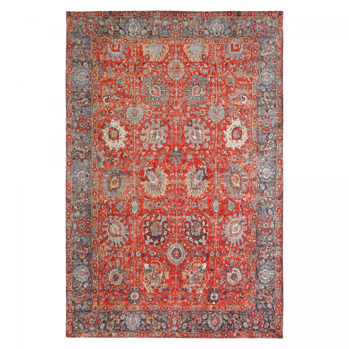 Tapis Orient 160x230 NOMEDI Rouge , tapis en coton