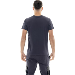 T-shirt uomo a manica corta in cotone, stampa Leone 1947 Graphics