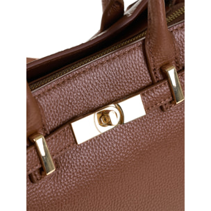 Borsa a mano da donna Made in Italy - Modello Eirian Nova - 100% pelle - 27.0 x 20.5 x 10.0 cm