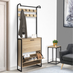 Vestiaire d'entrée 2 en 1 Alan