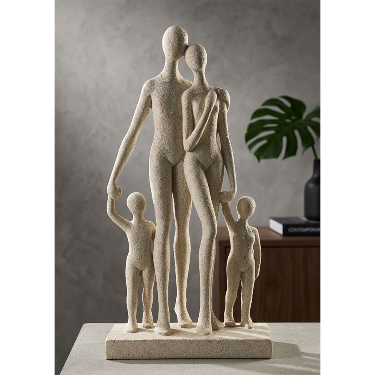 STATUETTA FAMILY STONS CM 16X8X30,5