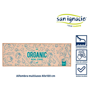 Alfombra multiusos organic 40x120cm colección kinvara