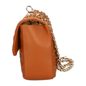 Chicca Borse Borsa a Spalla Cuoio
