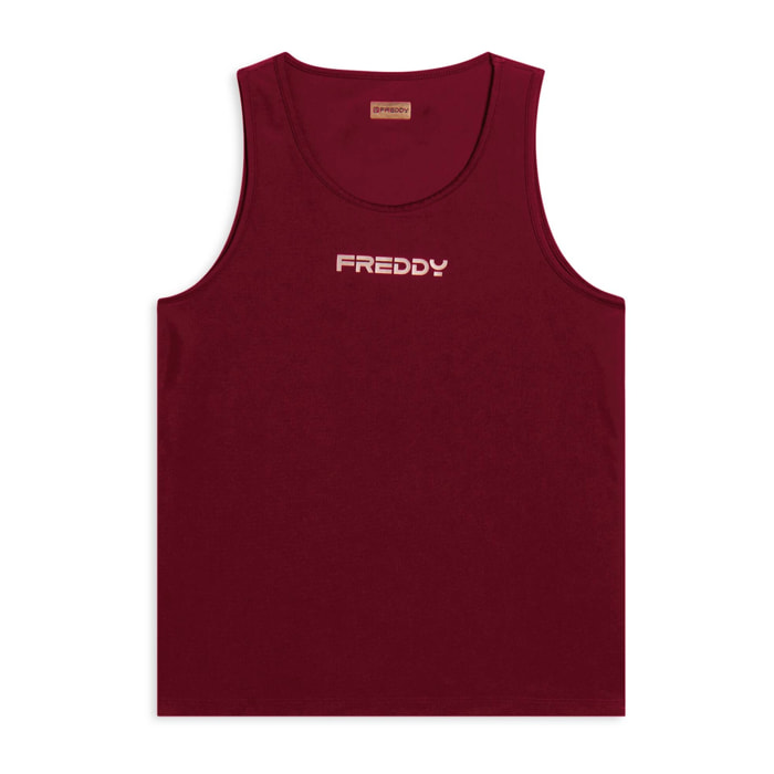 Canotta tecnica con girospalla ampio e taglio regular