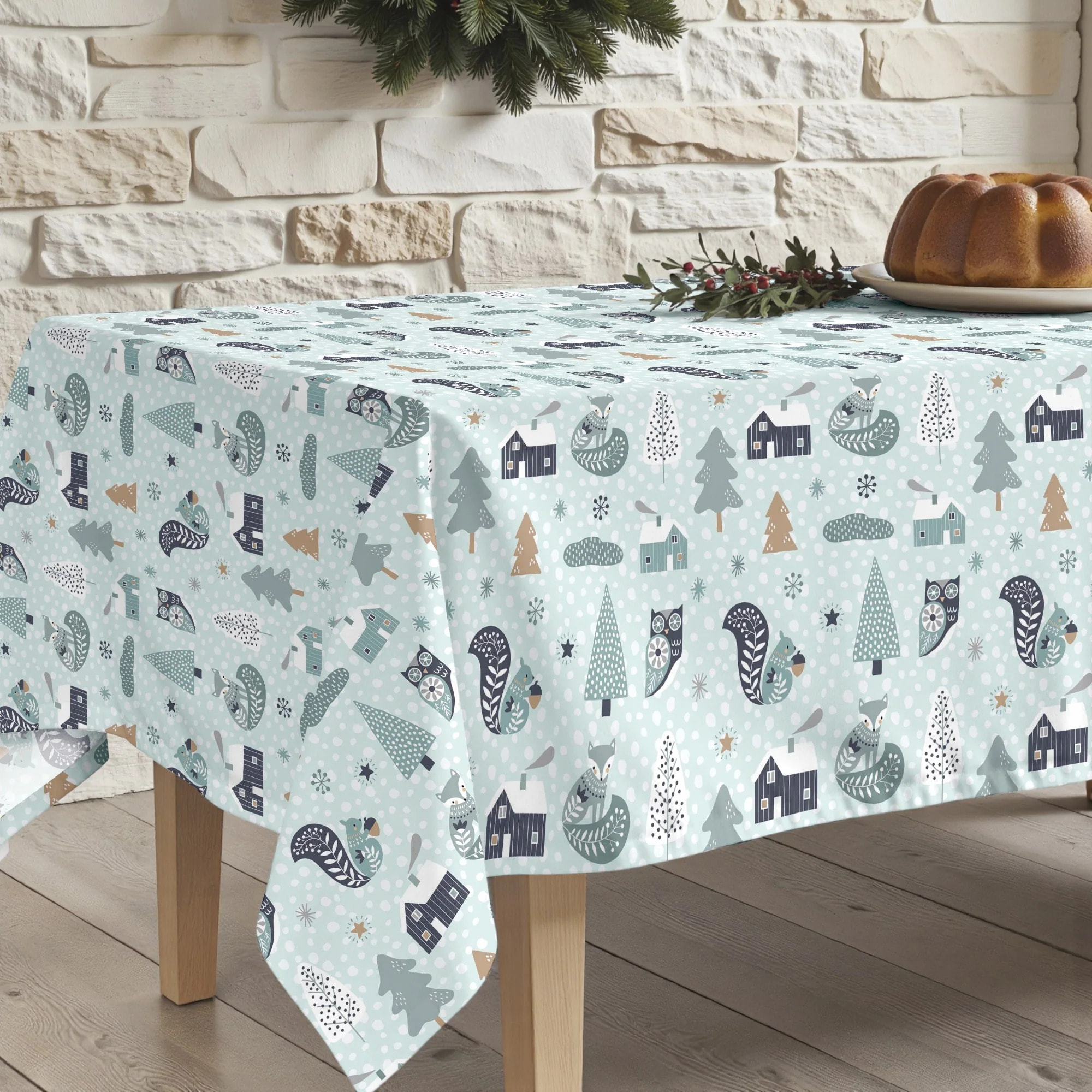 Nappe en résine Anti-tâches Merry Christmas 57