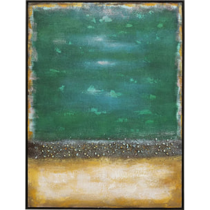 Peinture Vista 90x120cm verte Kare Design