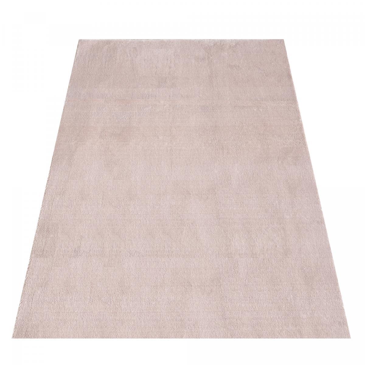Tapis salon et chambre tissé motif uni HOLA