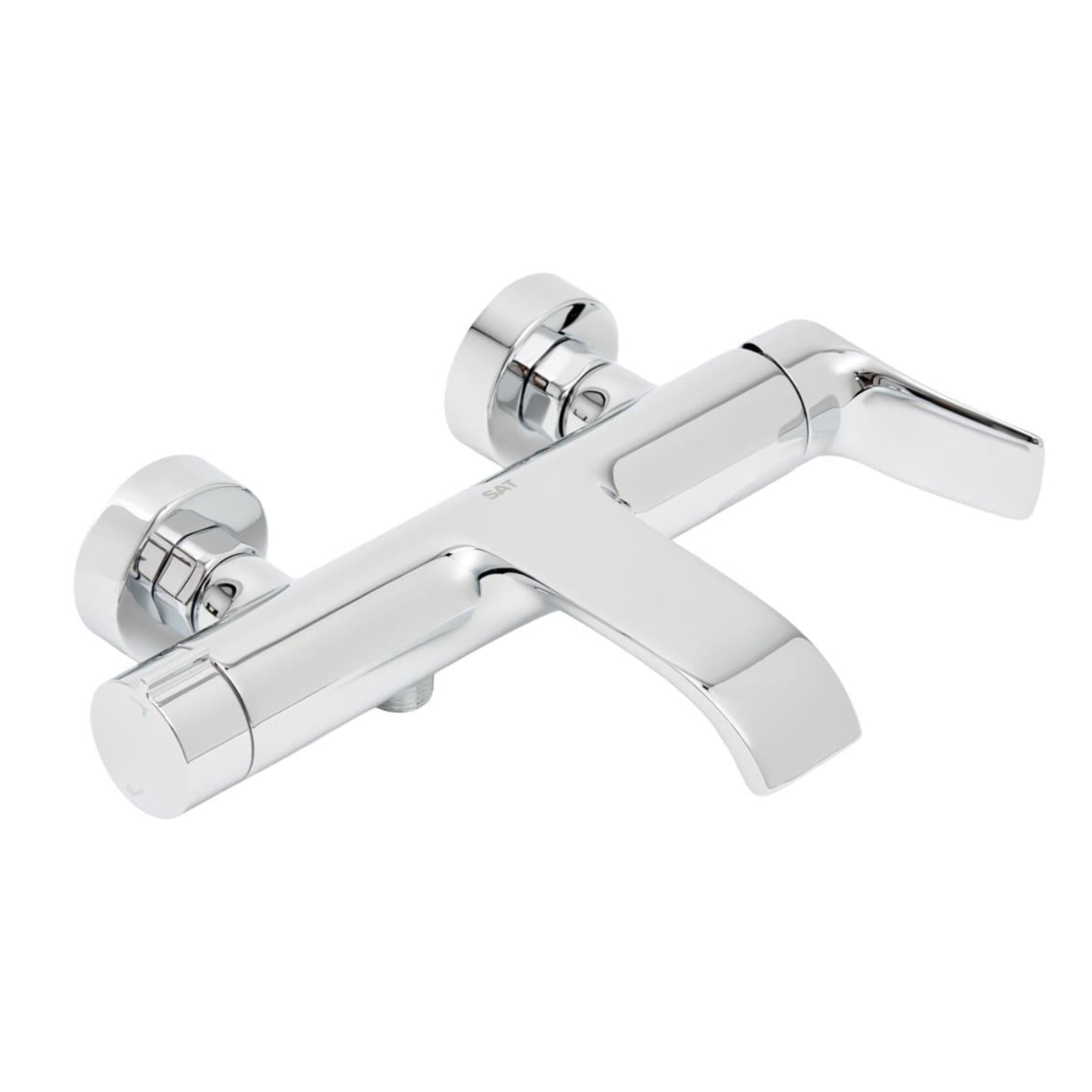 Infinitio mitigeur de baignoire monocommande mural, entraxe 150 mm, sans ensemble de douche, chrome (SATBSINF222)