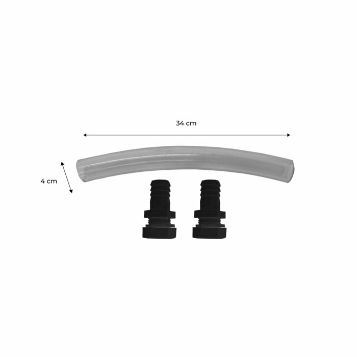 Kit de connexion pour récupérateurs d'eau mâle / mâle 20/27. L 20 x l 34 x H 4cm