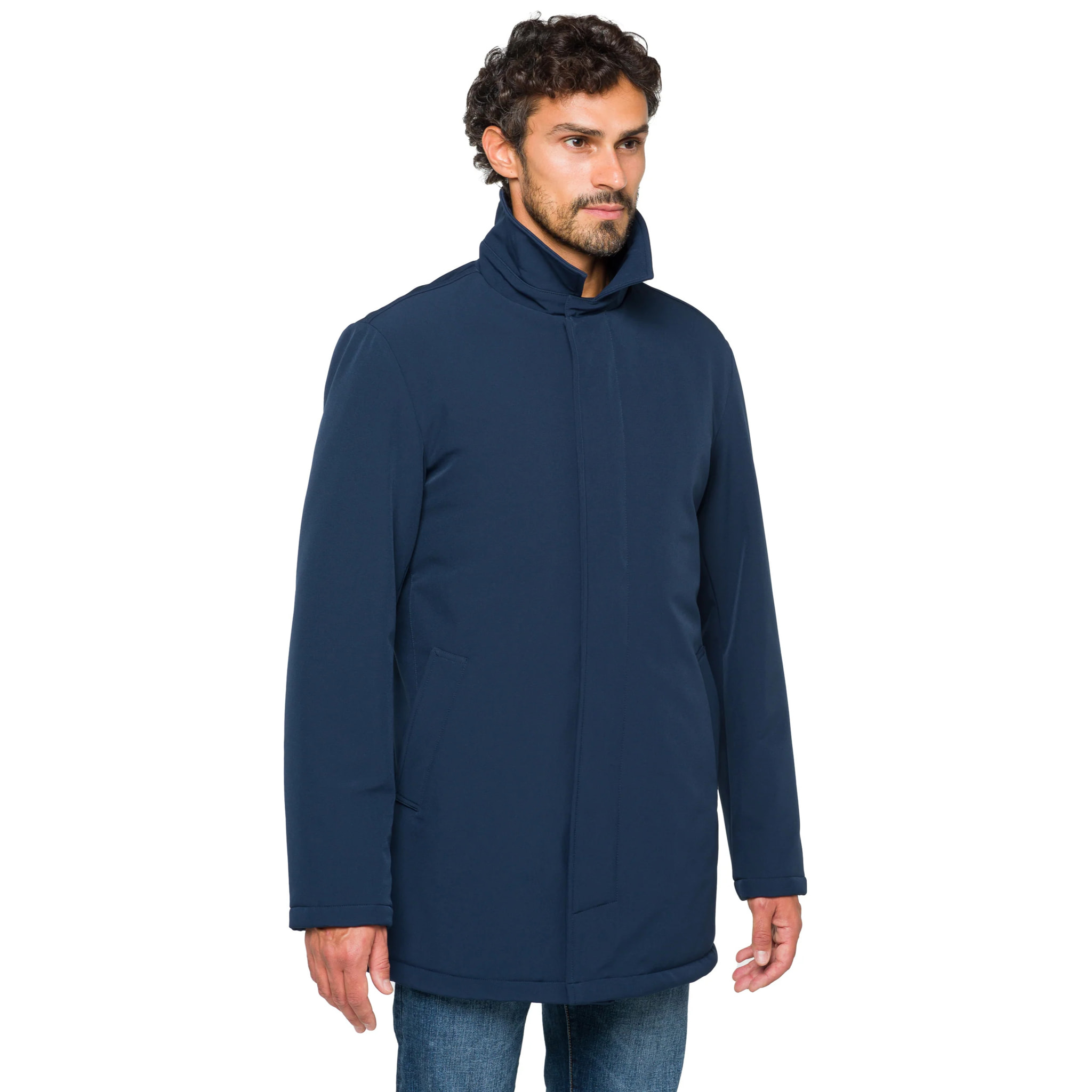Giacca HENDRIX imbottita impermeabile blu