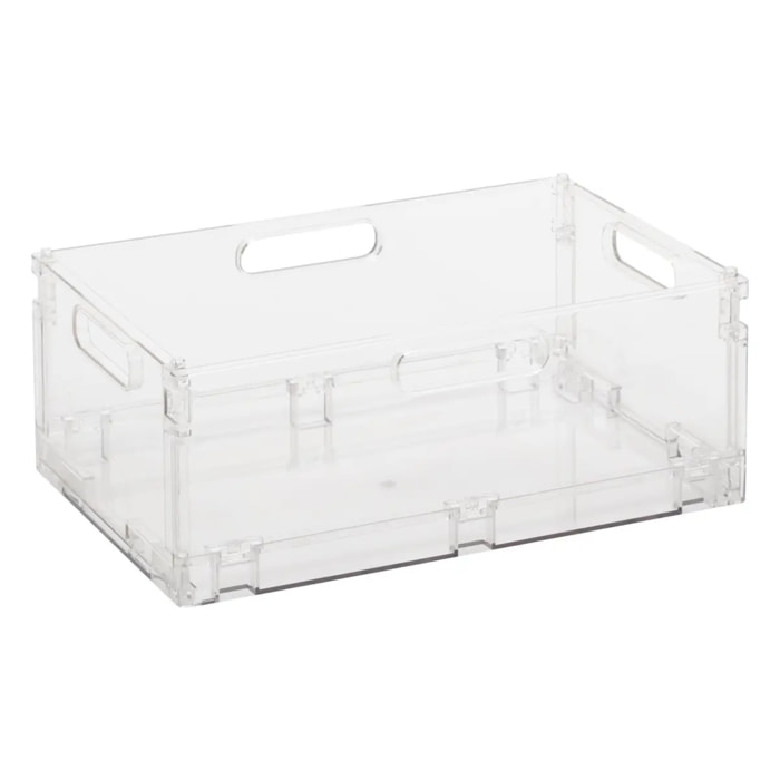 Boîte de rangement "Fold n Box" pliable et empilable 7,5L