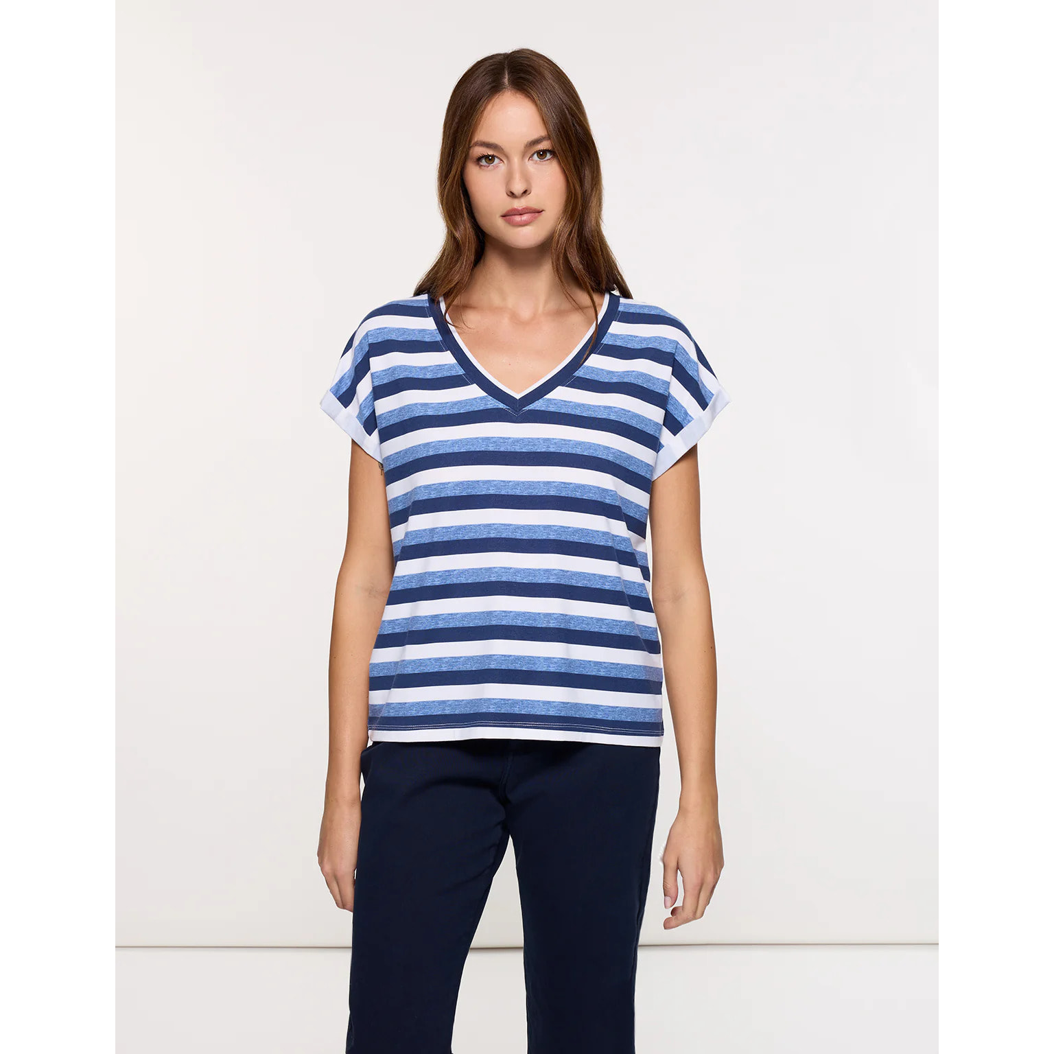 Camiseta Manga Corta Azul - Mavix