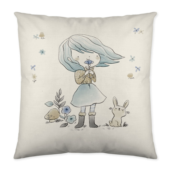 Cool Kids - Funda de Cojín Estampado - Con Cremallera - Sin relleno - 100% Algodón - Dery Clk