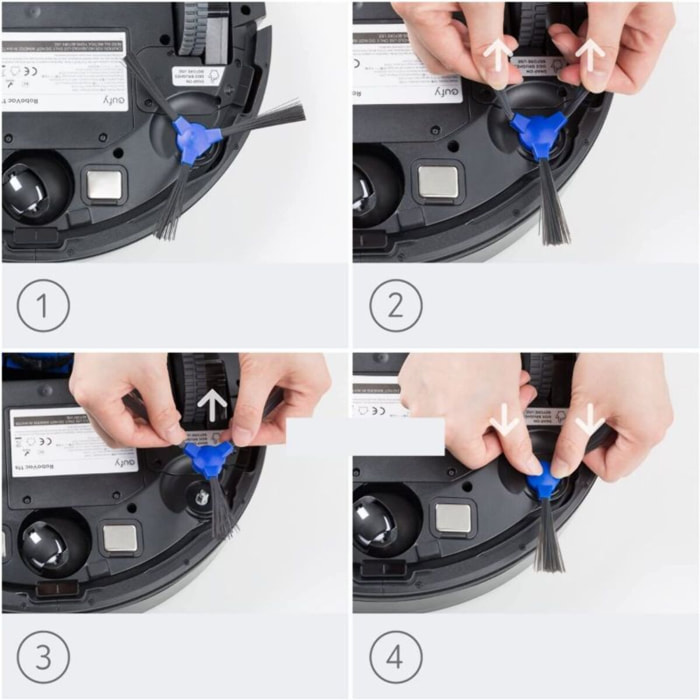 Brossette EUFY latérales x4 - RoboVac 15C/35C/G10