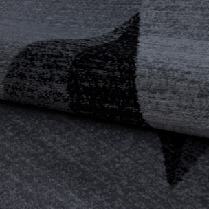 PLUS - Tapis à poils courts étoile gris - PLU8002GRI