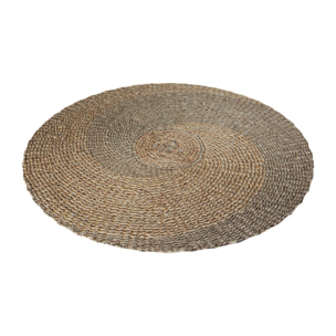 Tapis rond Ivy 120cm en jacinthe d'eau