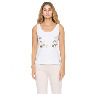 Camiseta sin mangas elegante para mujer