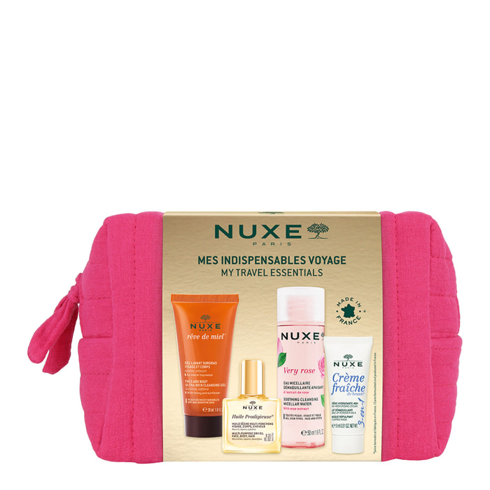 Trousse mes indispensables voyage - Trousse format voyage