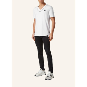 PHILIPP PLEIN Camiseta cuello pico