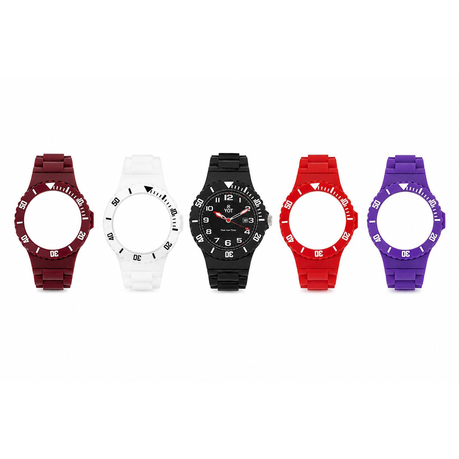 Reloj Yot CP30119-SP13 Unisex Analogico Cuarzo con Correa de Caucho