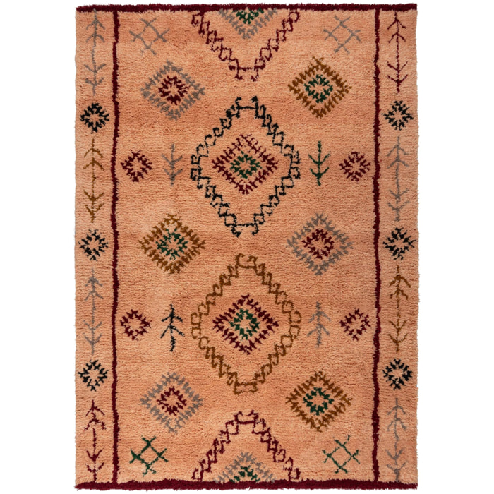 Tapis berbere 100% laine SAHARA Rose