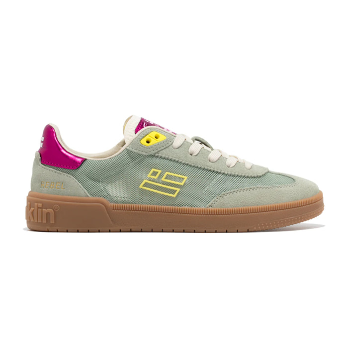 Zapatillas Deportivas Mujer Rebel Mesh Flag Caqui