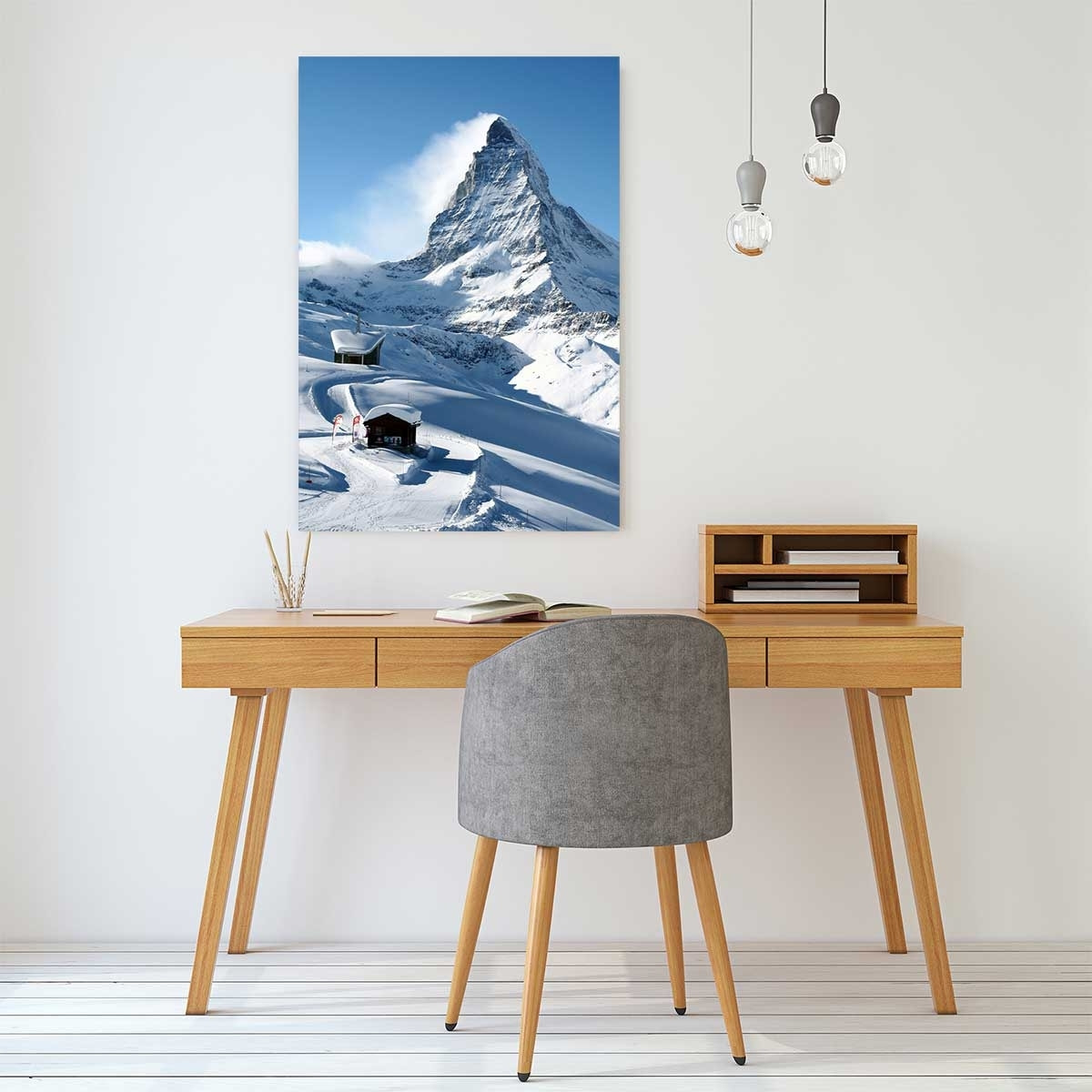 Tableau murale montagne matterhorn Toile imprimée