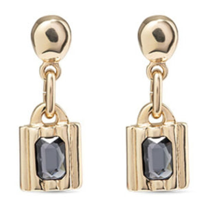 Pendiente  Lock GRIS U