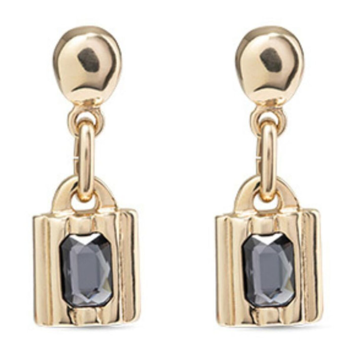 Pendiente  Lock GRIS U