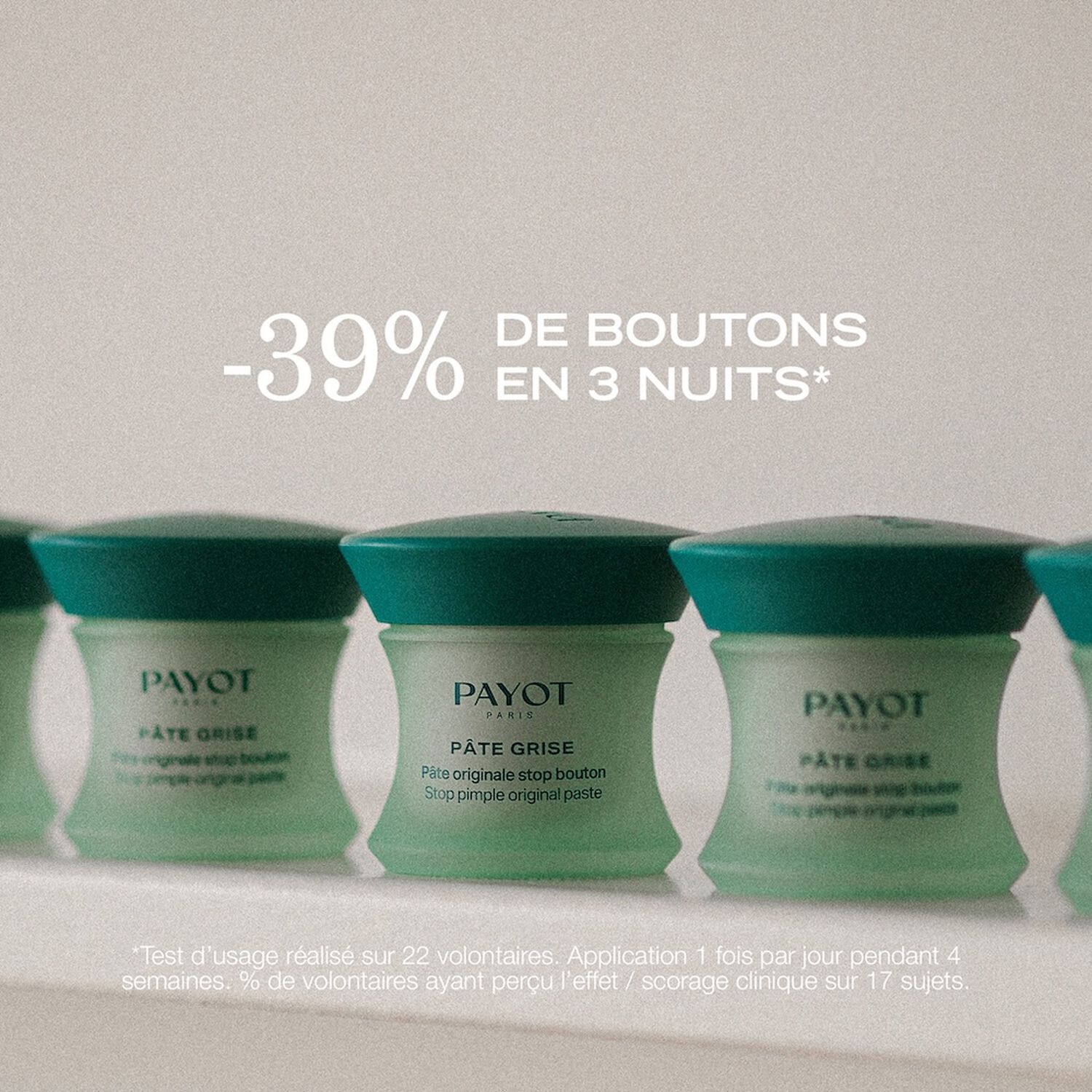 Pâte Grise - La pâte de Nuit Originale Stop Bouton 15 ml