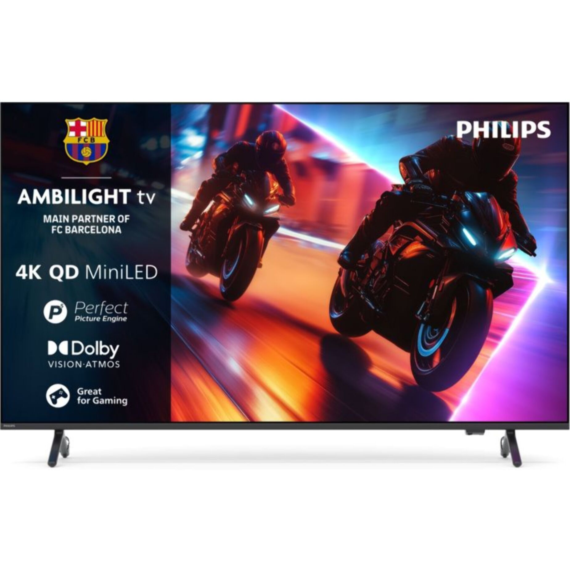 TV Mini LED PHILIPS 55MLED910 (2026) 55" (139 cm) - Ambilight