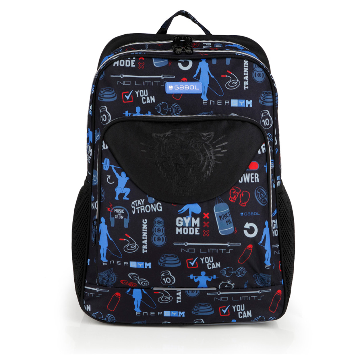 Mochila adaptable a carro Gabol TRAINING negra y resistente al agua