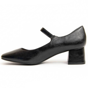 Zapato De Tacón - Negro - Altura: 5 Cm