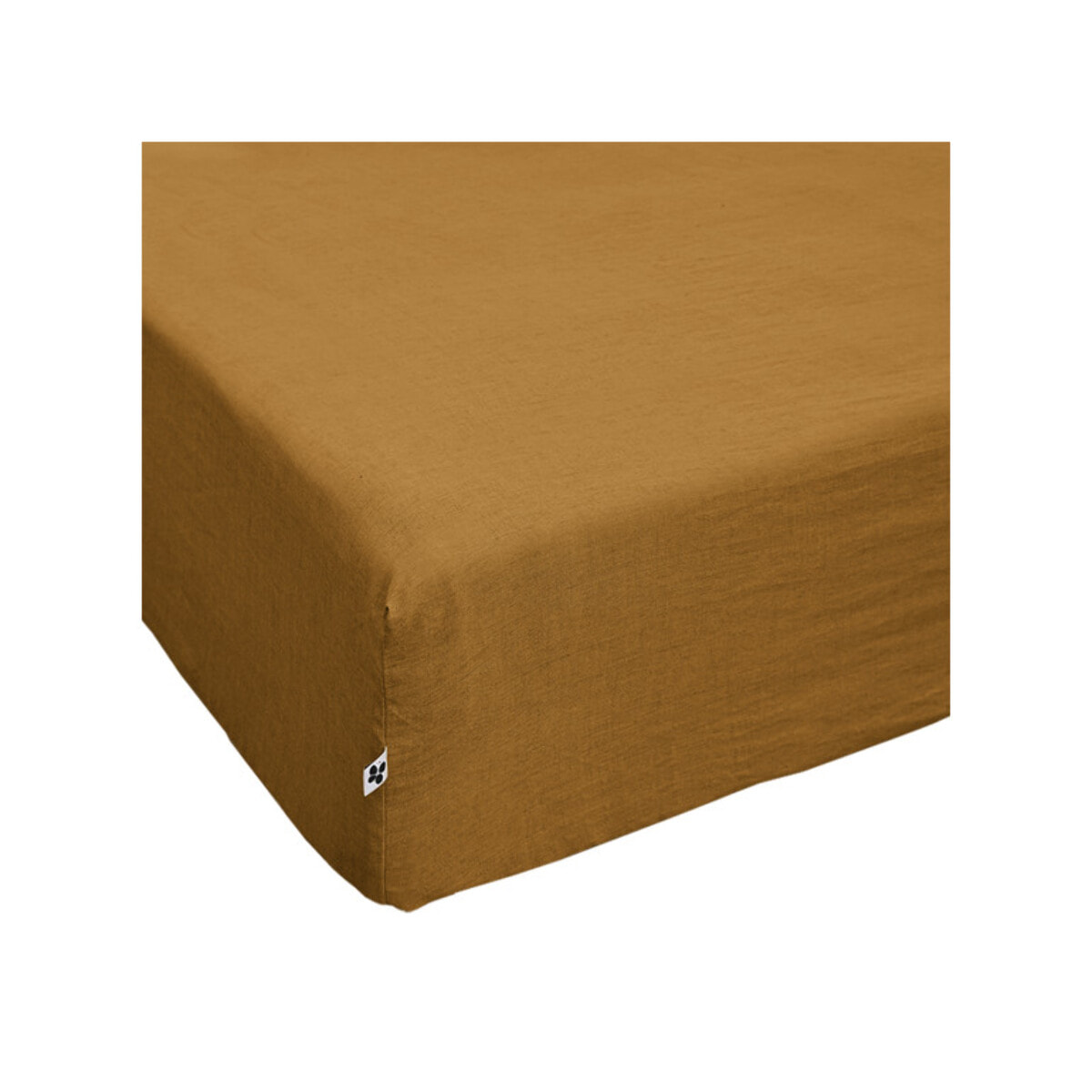 Drap Housse 180 x 200 cm en Lin Lavé - SOLINE