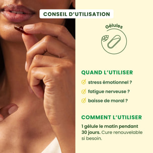 Herbalgem- Complément alimentaire Moral+ - 30 GELULES