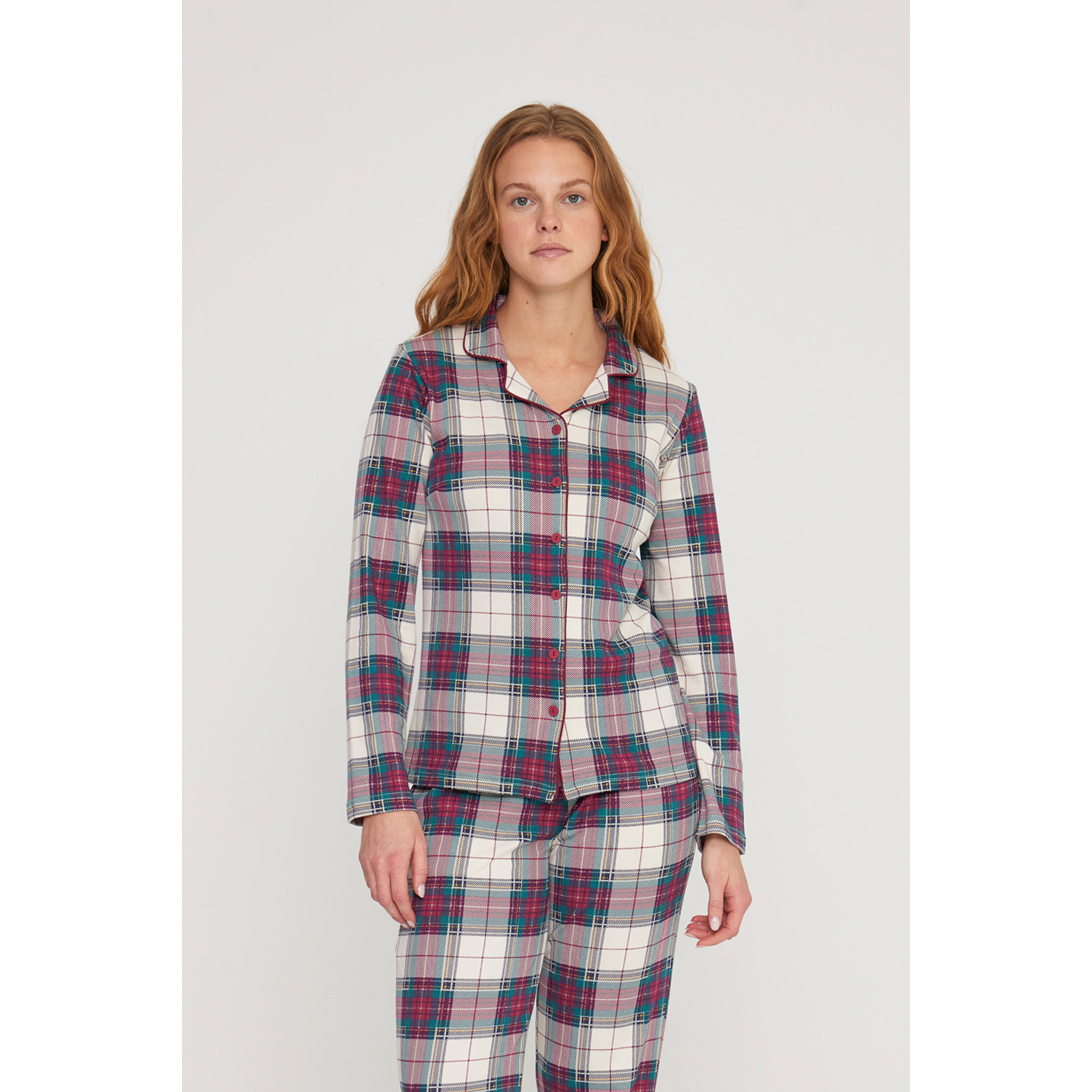 Pigiama donna trish in caldo cotone a taglio uomo Noidinotte