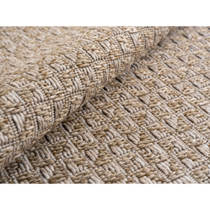 NEREA - Tapis intérieur/extérieur beige, design moderne
