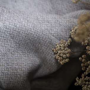 Plaid uni en alpaga, NOMADE, Beige