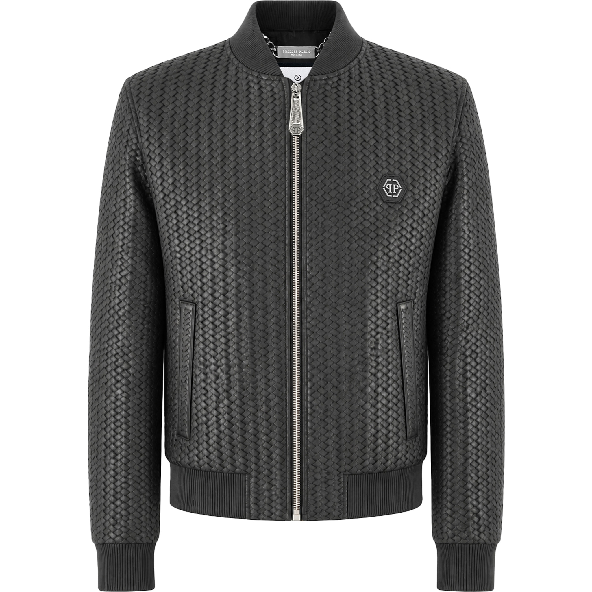 PHILIPP PLEIN Bomber de cuero