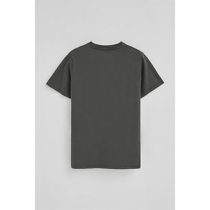 Maglietta grigio scuro con logo in gomma Rigby Go