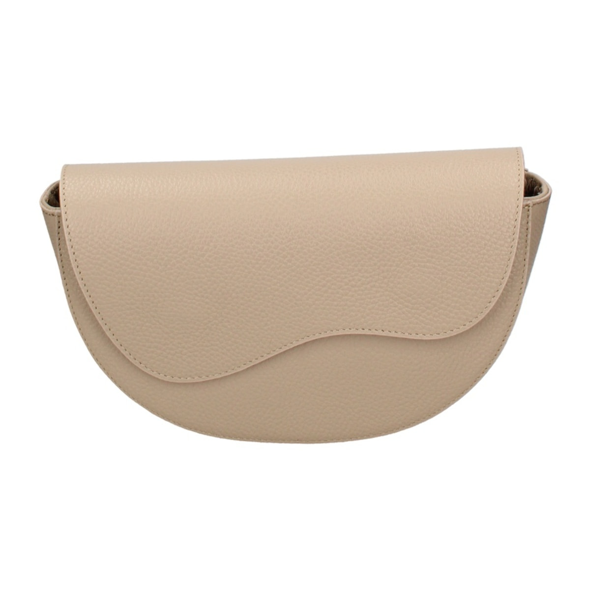 Marsupio da donna in vera pelle - Modello False - Made in Italy - 25.0 x 15.0 x 9.0 cm