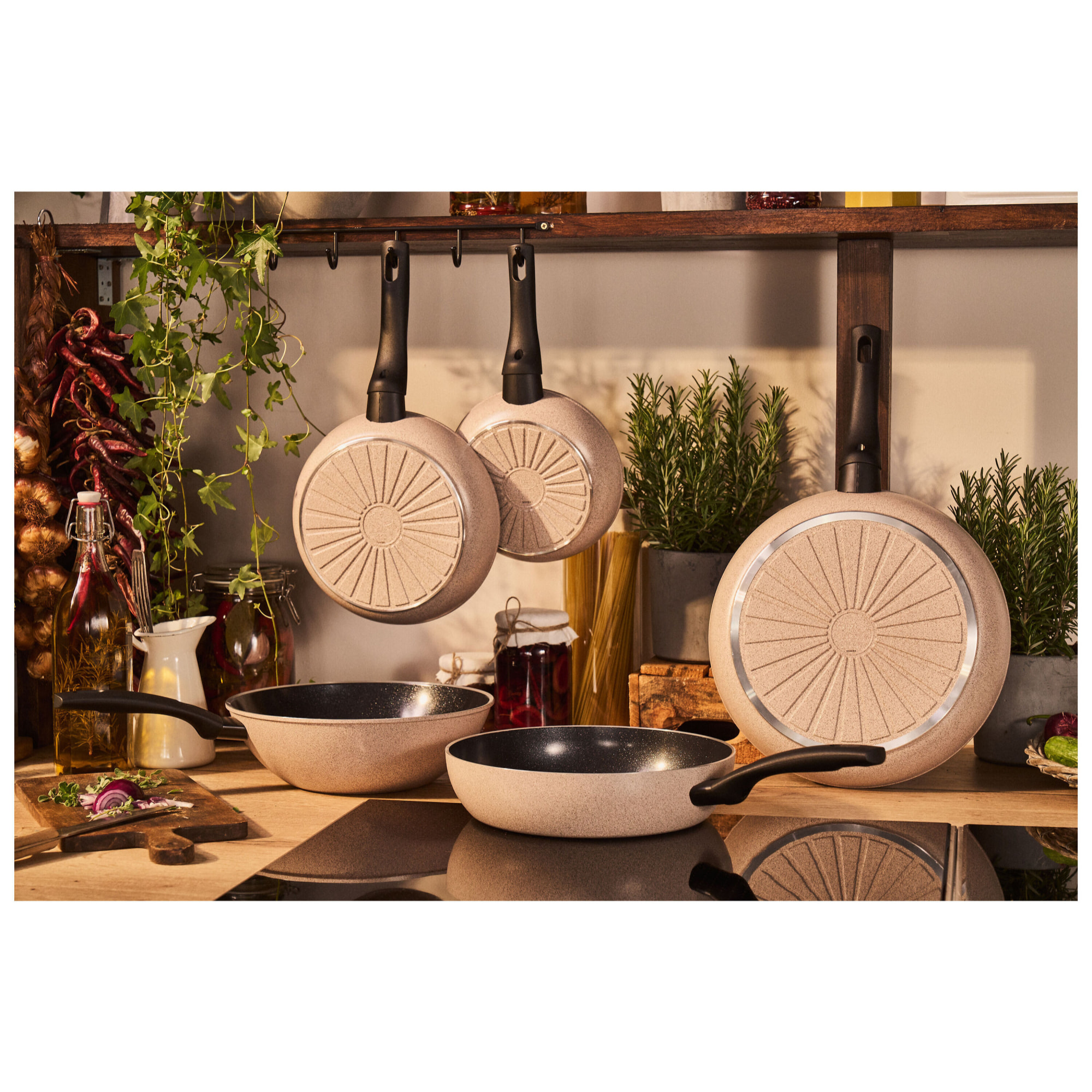 Poêle 24 cm Ballarini Ledro, Beige