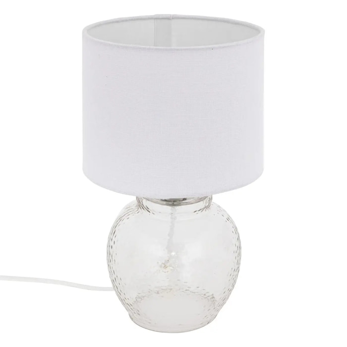 Lampe à poser Teva blanc H30cm