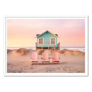 Affiche - California Pastel Beach - Philippe Hugonnard