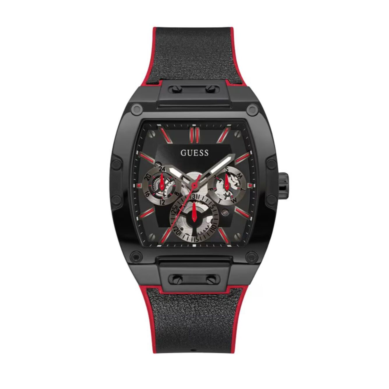Reloj Guess GW0202G7 Hombre Analogico Cuarzo con Correa de Silicona