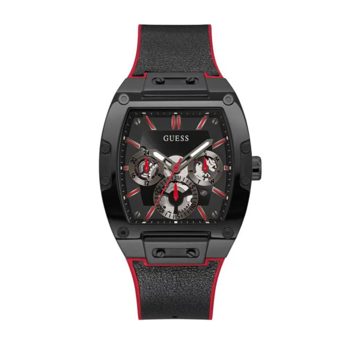 Reloj Guess GW0202G7 Hombre Analogico Cuarzo con Correa de Silicona