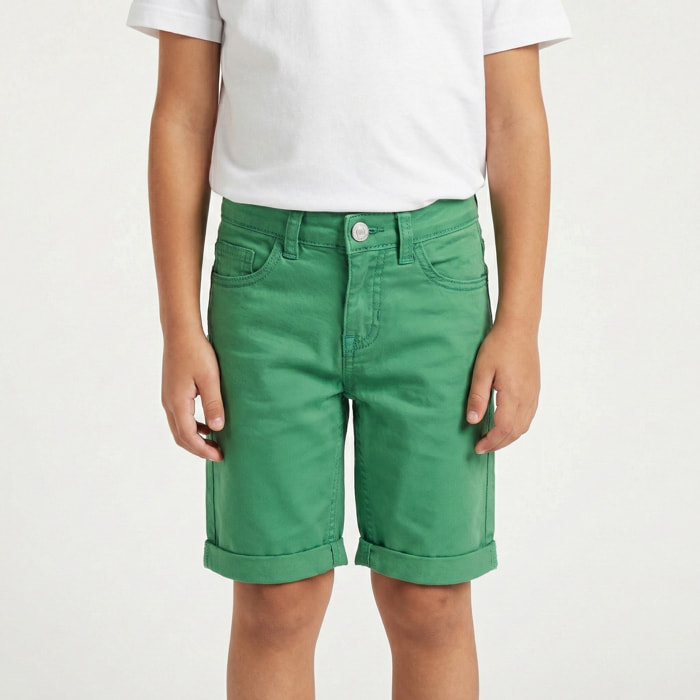 Bermuda twill 5T Polo Club St Martin Verde