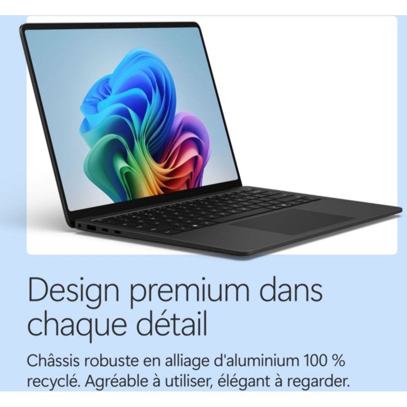 Ordinateur portable MICROSOFT SURFACE LAPTOP 8e édition  13.8" Tactile OLED X Elite 16 Go RAM LPDDR5x SSD 512 Go Copilot+PC